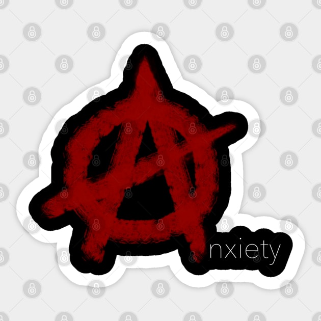 Anxiety Sticker by TeawithAlice